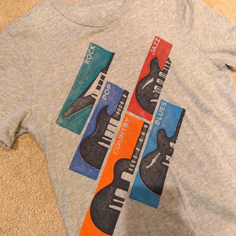 Gap Kids Music Graphic Crew Neck Short Sleeve Tee